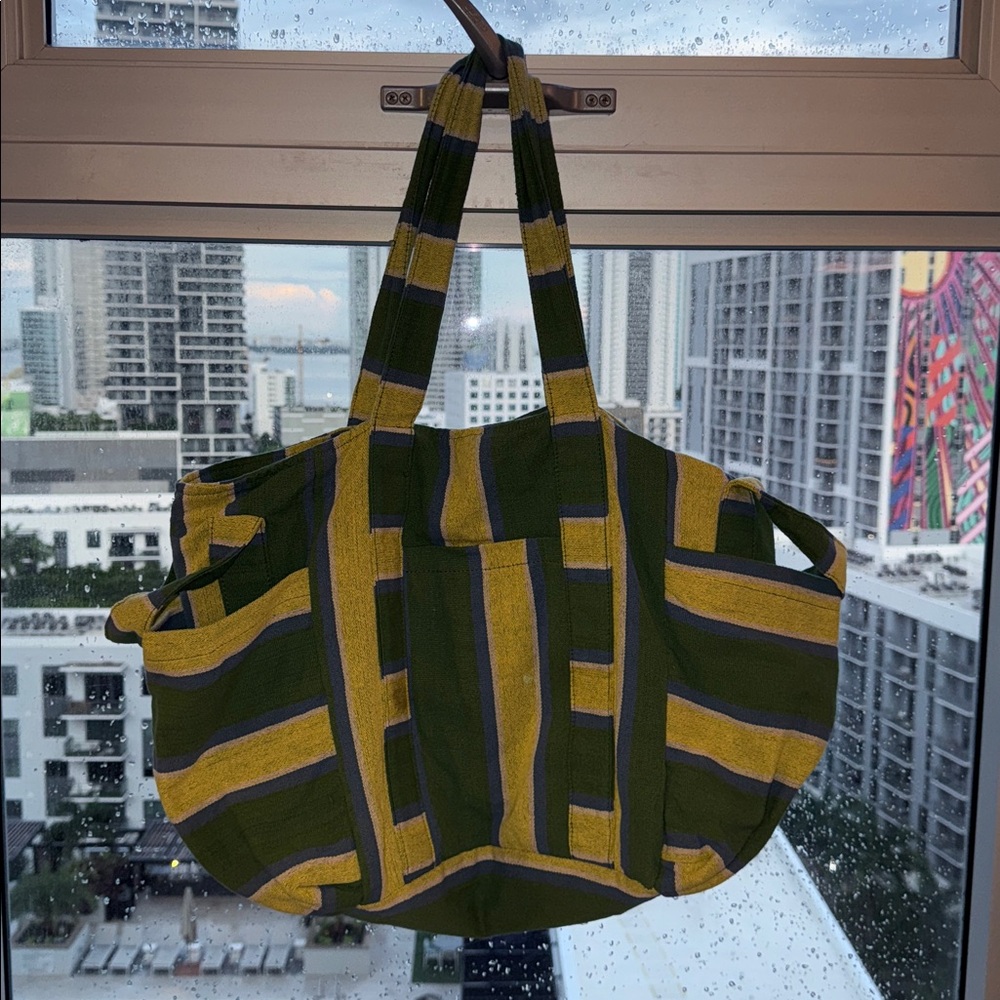 Free People Multicolor Striped Tote